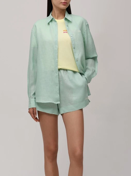 Рубашка льняная MC2 SAINT BARTH