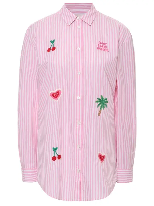 Рубашка хлопковая MC2 SAINT BARTH