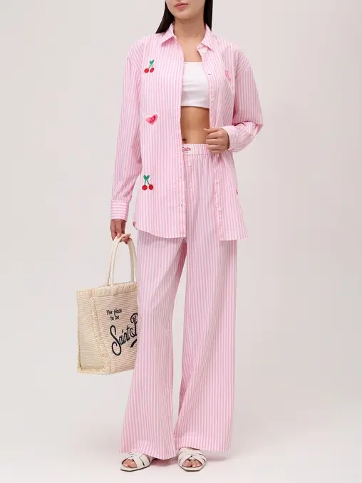 Рубашка хлопковая MC2 SAINT BARTH