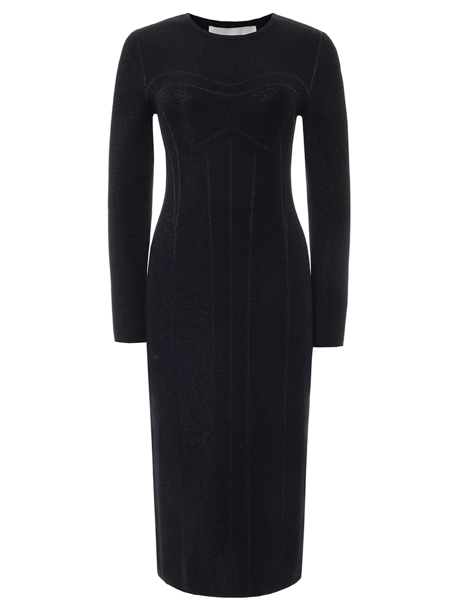 Платье из шерсти и вискозы