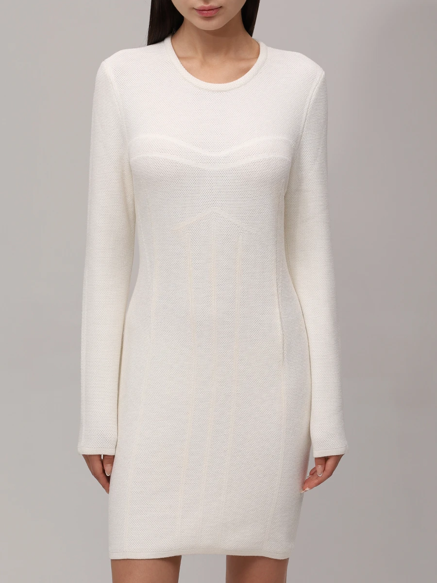 Платье из шерсти и вискозы