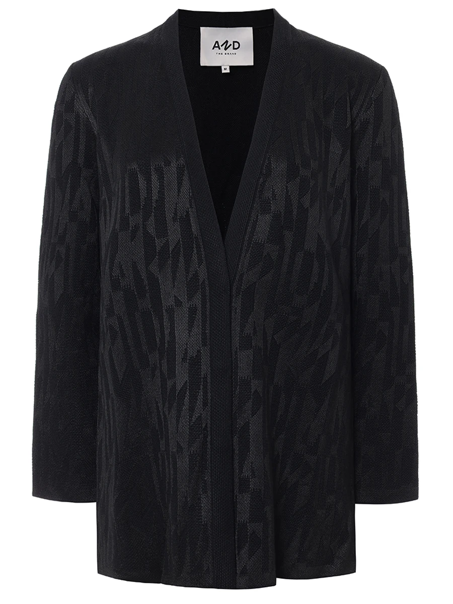 Кардиган из шерсти и вискозы