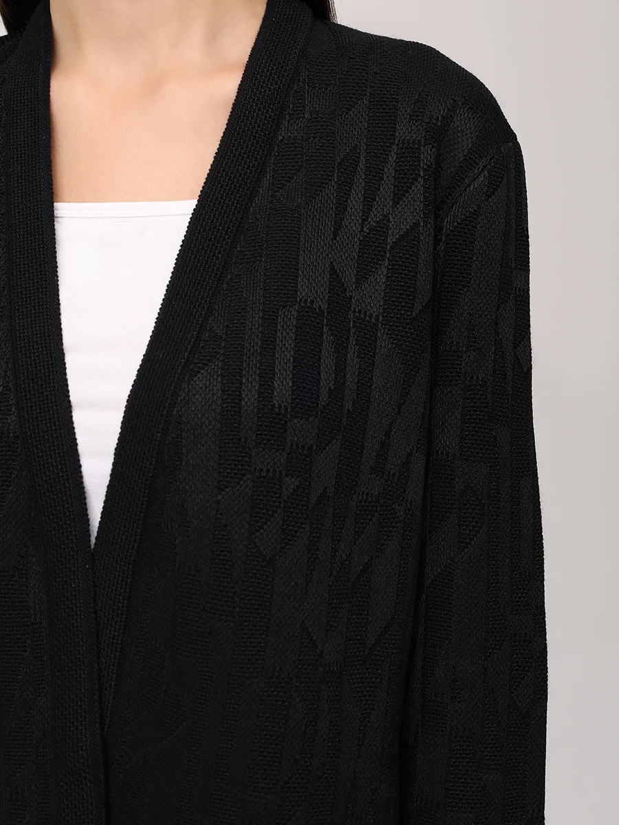 Кардиган из шерсти и вискозы