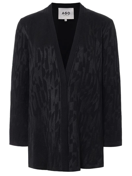 Кардиган из шерсти и вискозы AND THE BRAND