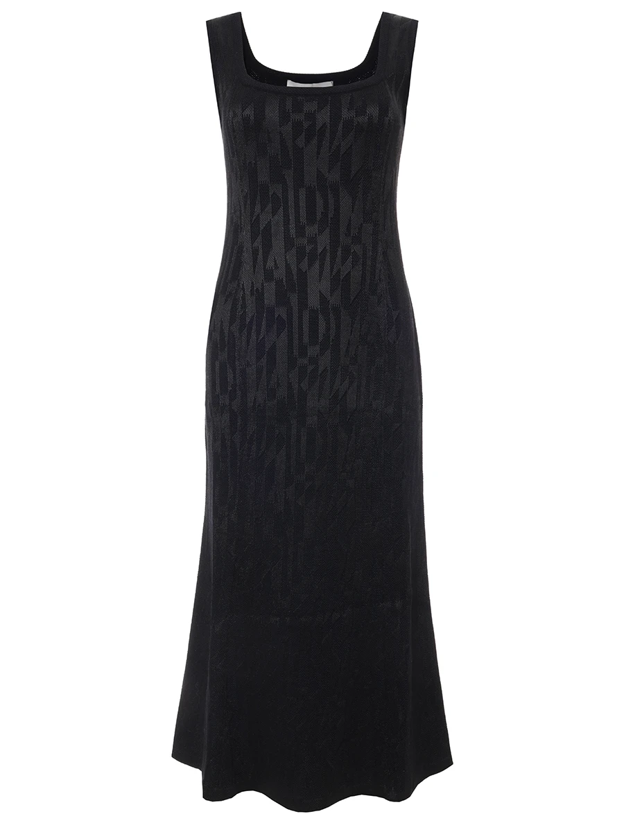 Платье из шерсти и вискозы