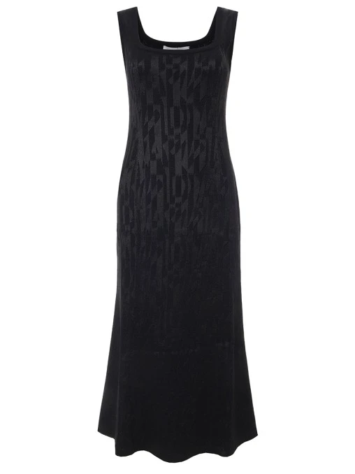 Платье из шерсти и вискозы AND THE BRAND