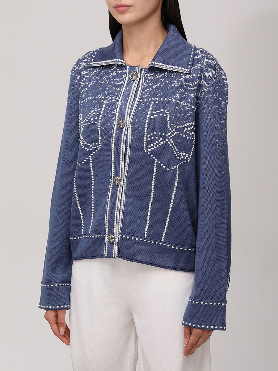 Жакет шерстяной