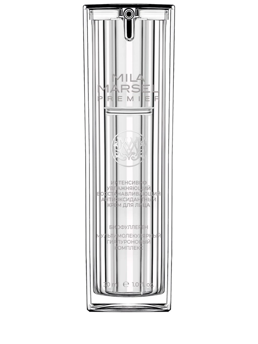 Интенсивно увлажняющий восстанавливающий антиоксидантный крем для лица Mila Marsel Premier