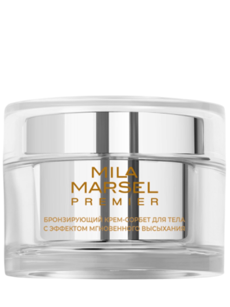 Бронзирующий крем-сорбет для тела с эффектом мгновенного высыхания Mila Marsel Premier