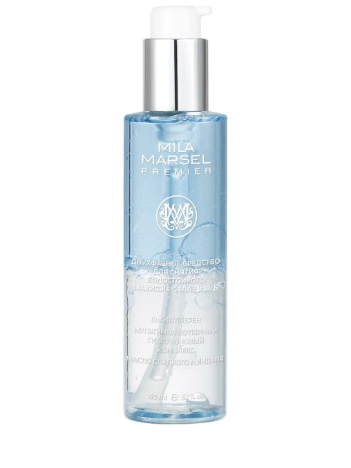 Двухфазное средство для снятия водостойкого макияжа с глаз и губ Mila Marsel Premier MILAMARSEL