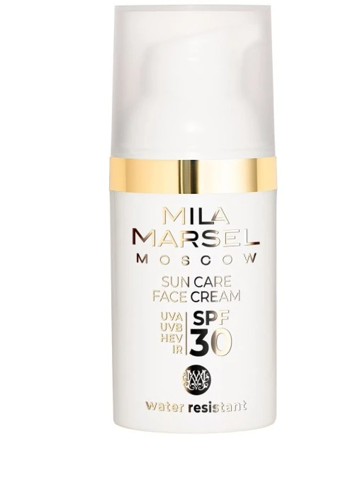 Увлажняющий солнцезащитный экран крем для лица SPF50 MILAMARSEL