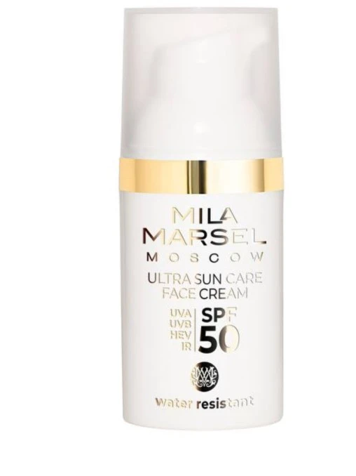 Увлажняющий cолнцезащитный экран крем широкого спектра для лица SPF30 MILAMARSEL