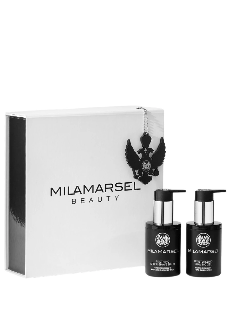 Подарочный набор для мужчин увлажняющий гель для бритья и успок-щий бальзам после бритья