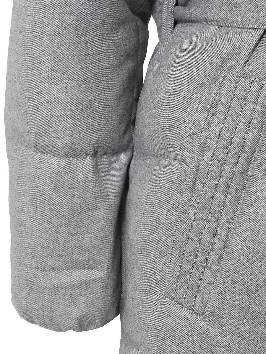 Пуховик стеганый