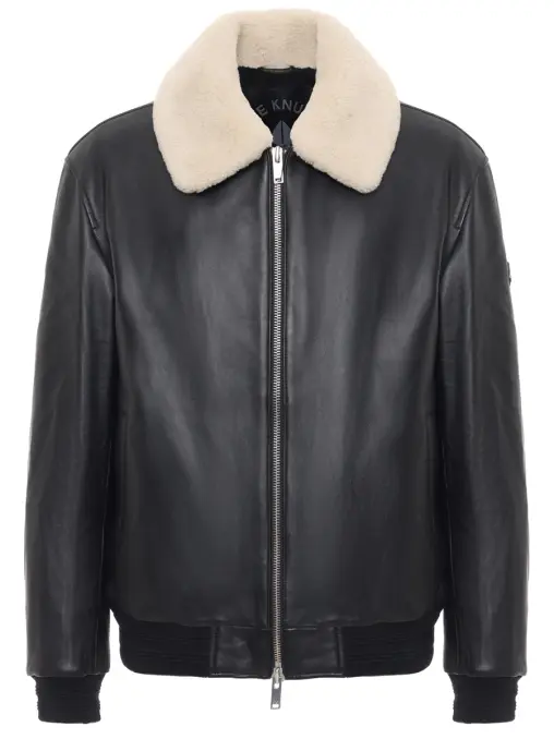 Бомбер кожаный MOOSE KNUCKLES