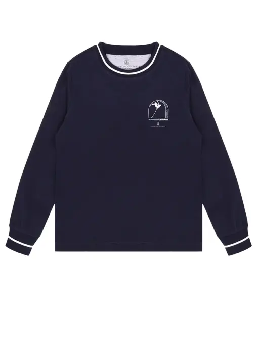 Лонгслив хлопковый BRUNELLO CUCINELLI