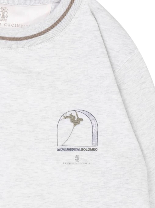 Лонгслив хлопковый BRUNELLO CUCINELLI