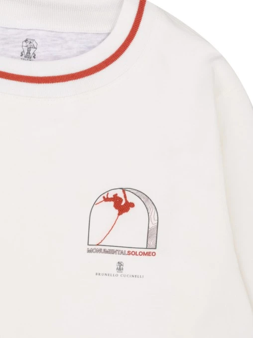 Лонгслив хлопковый BRUNELLO CUCINELLI