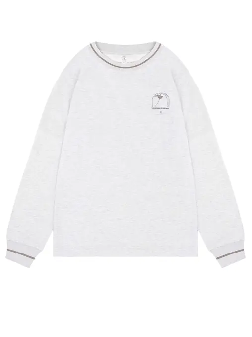 Лонгслив хлопковый BRUNELLO CUCINELLI