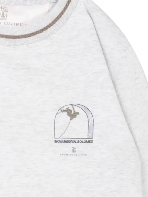 Лонгслив хлопковый BRUNELLO CUCINELLI