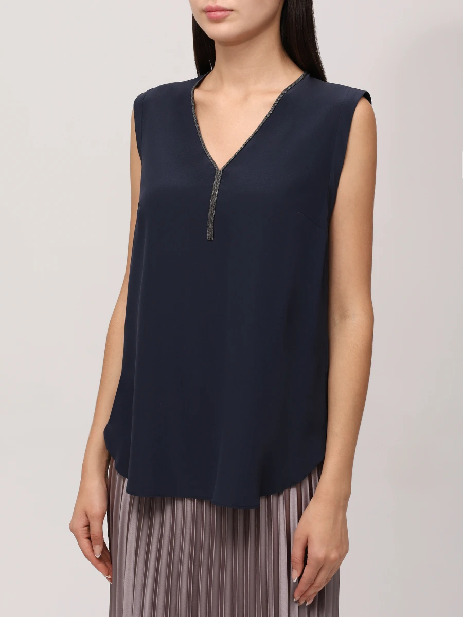 Топ шелковый