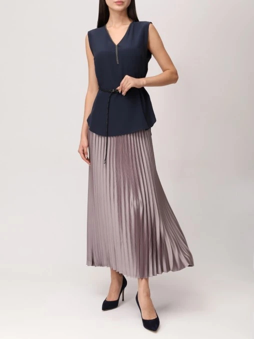 Топ шелковый BRUNELLO CUCINELLI