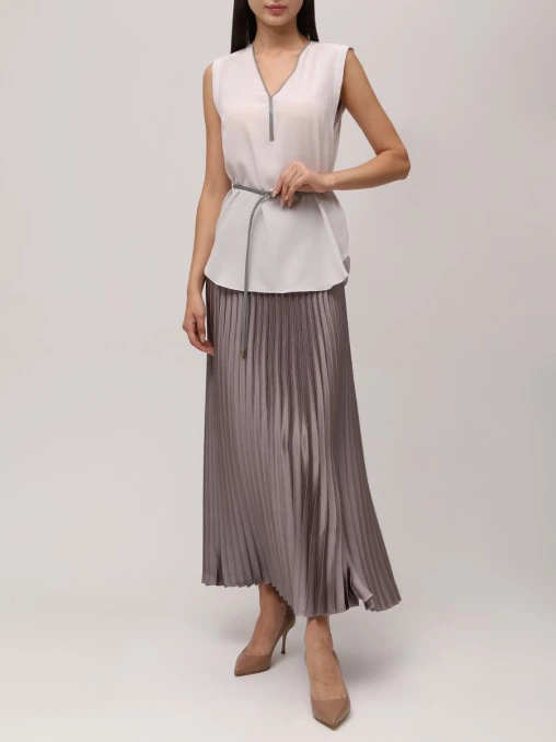 Топ шелковый BRUNELLO CUCINELLI