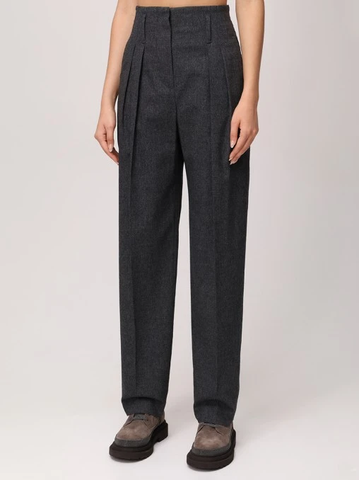 Брюки однотонные BRUNELLO CUCINELLI