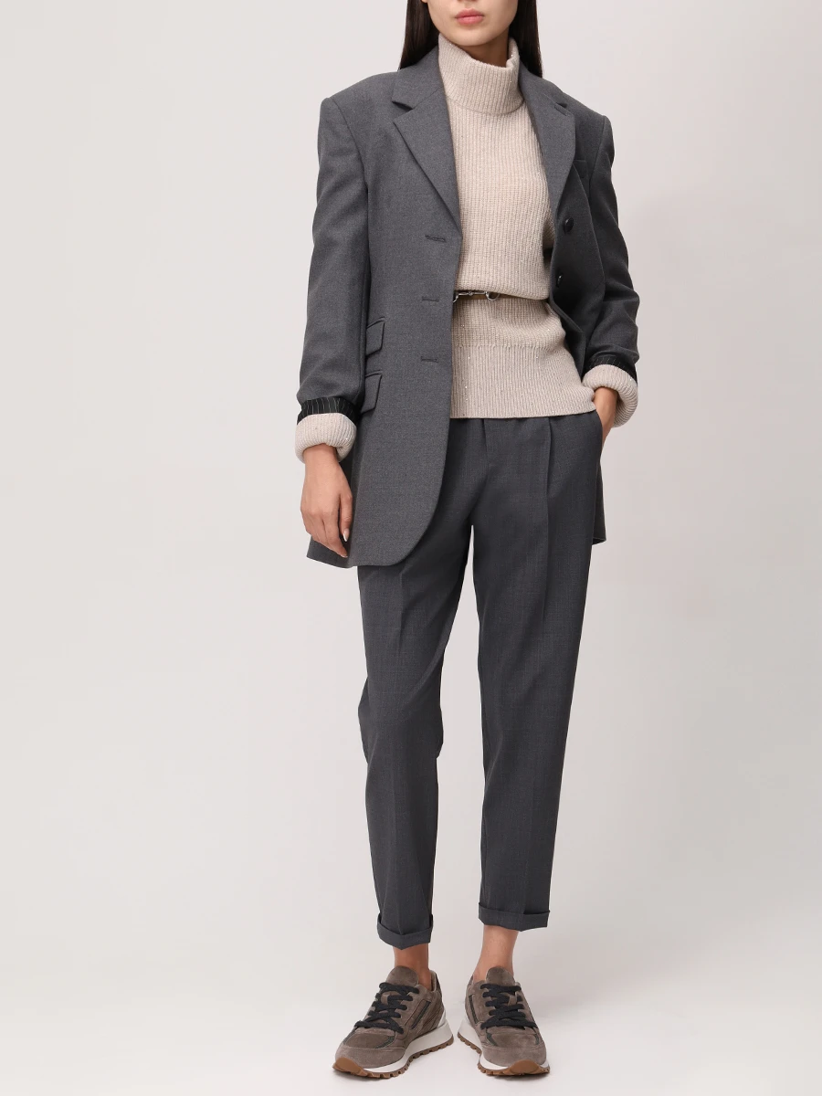 Брюки шерстяные