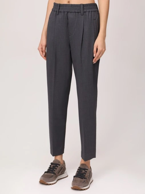 Брюки шерстяные BRUNELLO CUCINELLI
