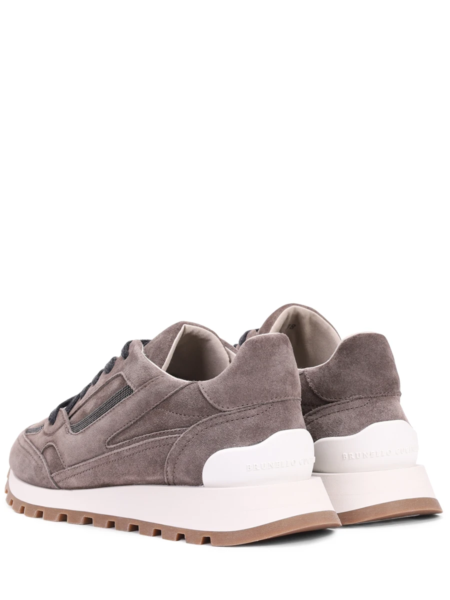 Кроссовки замшевые