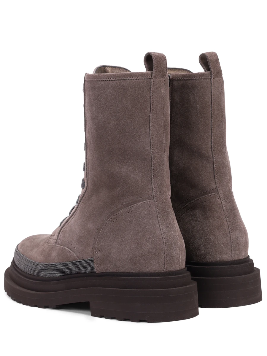 Ботинки замшевые