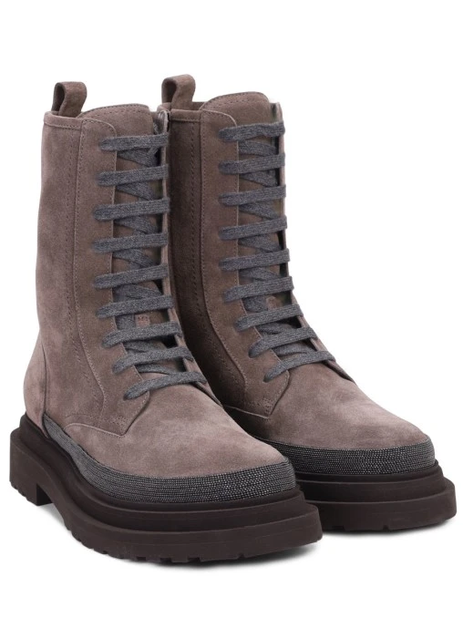 Ботинки замшевые BRUNELLO CUCINELLI