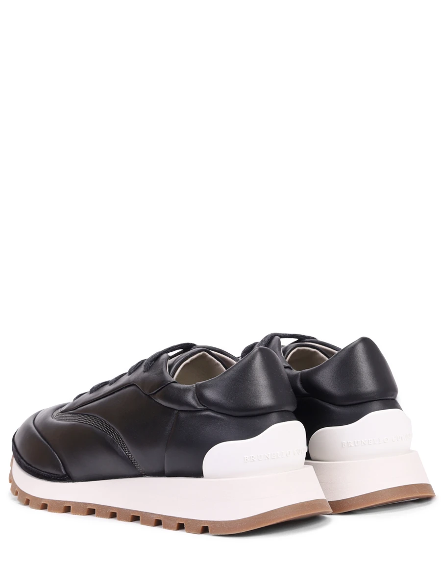 Кроссовки кожаные