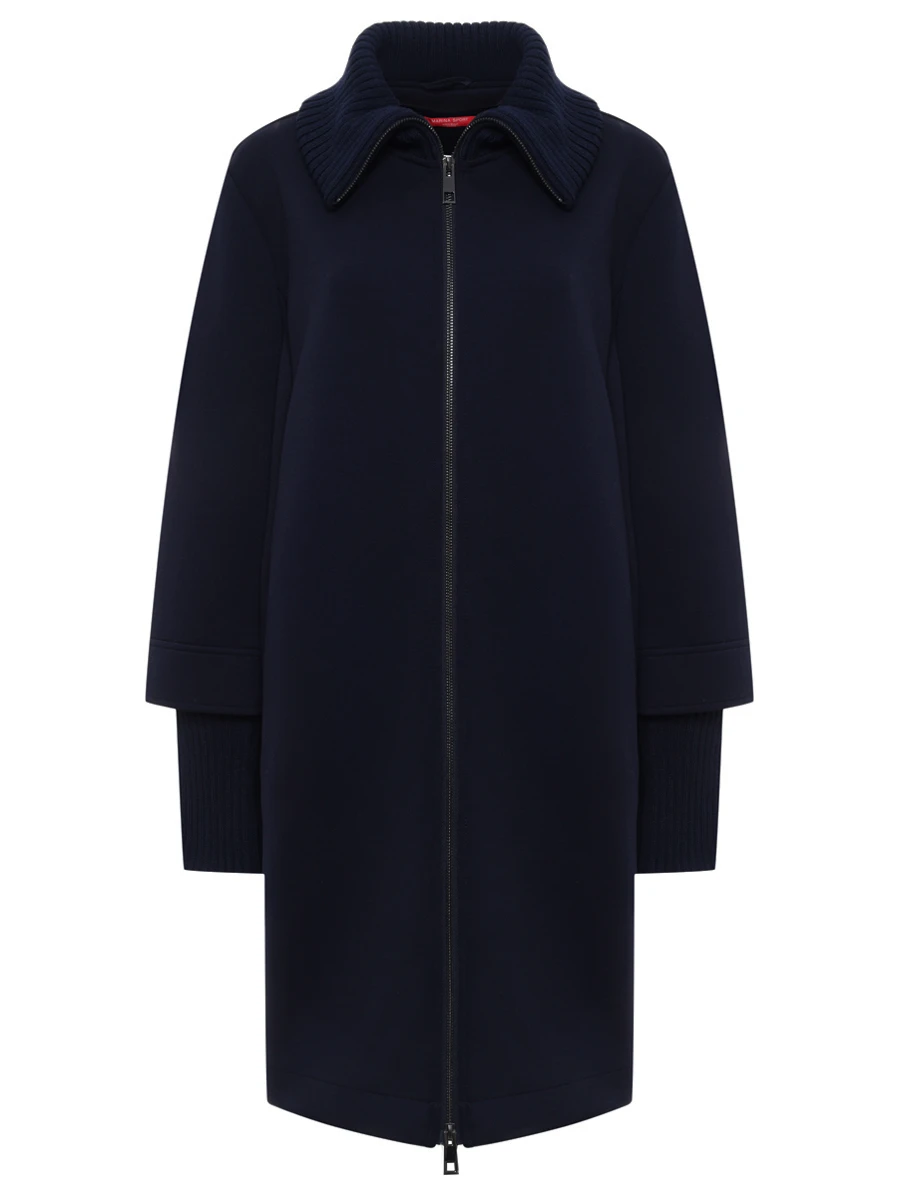 Пальто однотонное