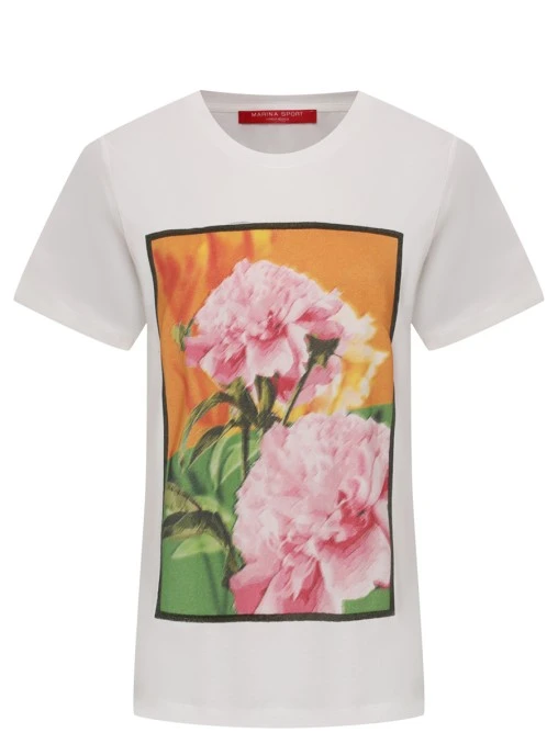 Футболка хлопковая MARINA RINALDI