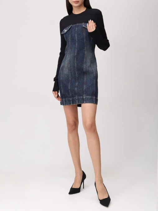 Платье комбинированное SPORTMAX