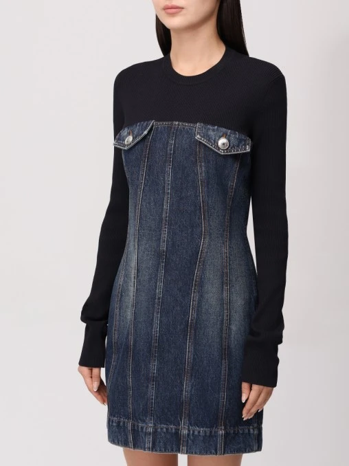 Платье комбинированное SPORTMAX