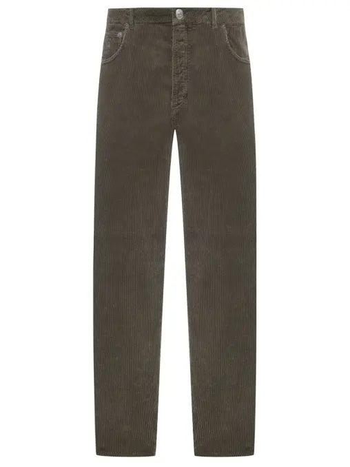 Брюки Traditional Fit вельветовые BRUNELLO CUCINELLI