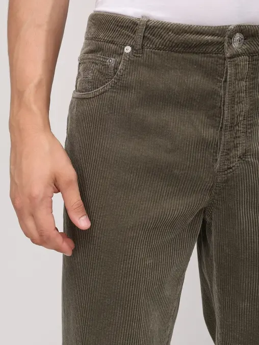 Брюки Traditional Fit вельветовые BRUNELLO CUCINELLI