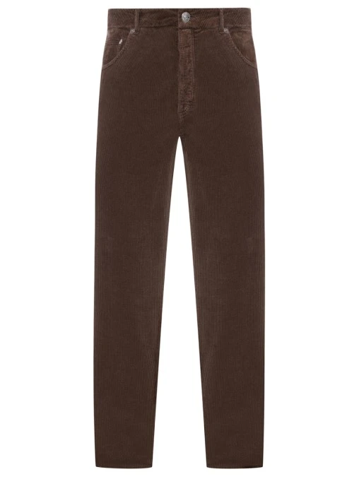 Брюки Traditional Fit вельветовые BRUNELLO CUCINELLI