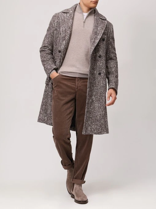 Брюки Traditional Fit вельветовые BRUNELLO CUCINELLI