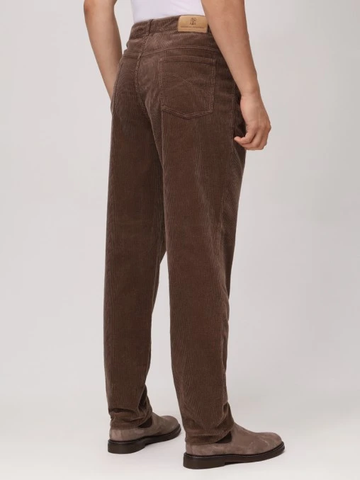 Брюки Traditional Fit вельветовые BRUNELLO CUCINELLI