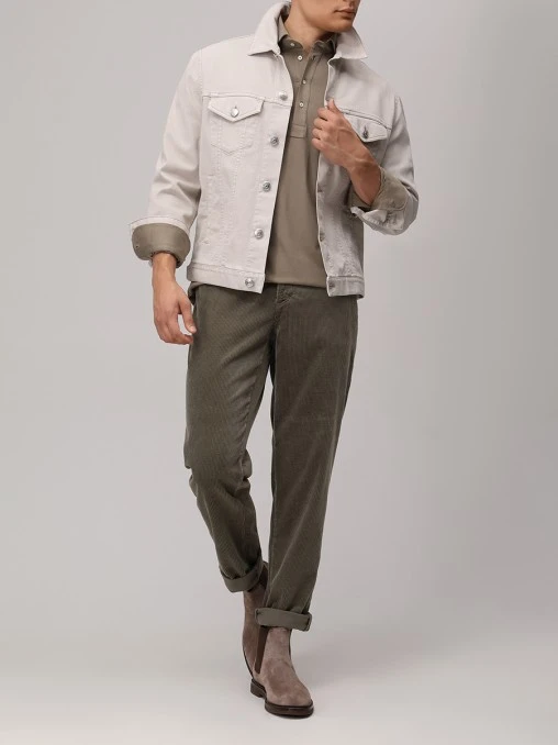 Поло хлопковое BRUNELLO CUCINELLI