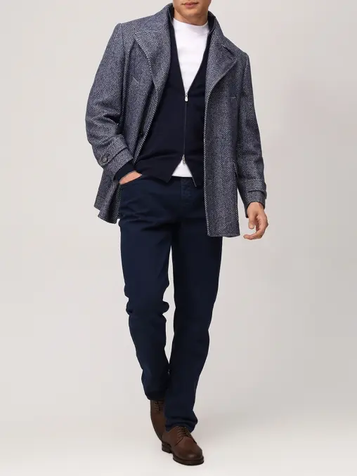 Брюки Traditional Fit хлопковые BRUNELLO CUCINELLI