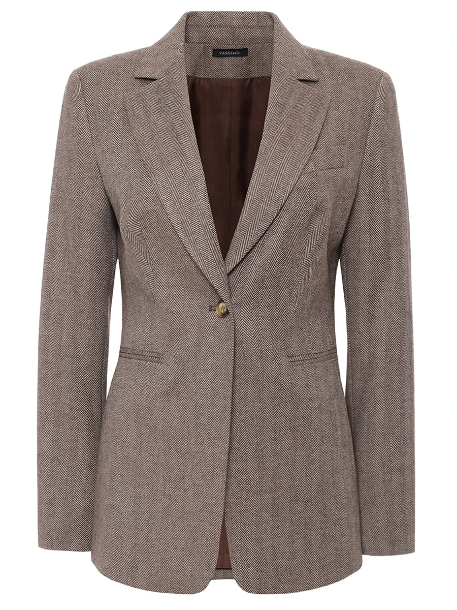 Пиджак однотонный