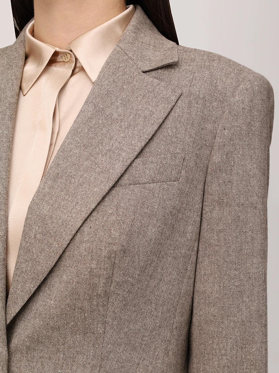 Пиджак однотонный