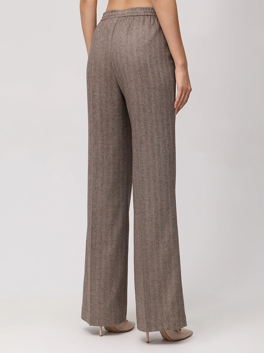 Брюки однотонные