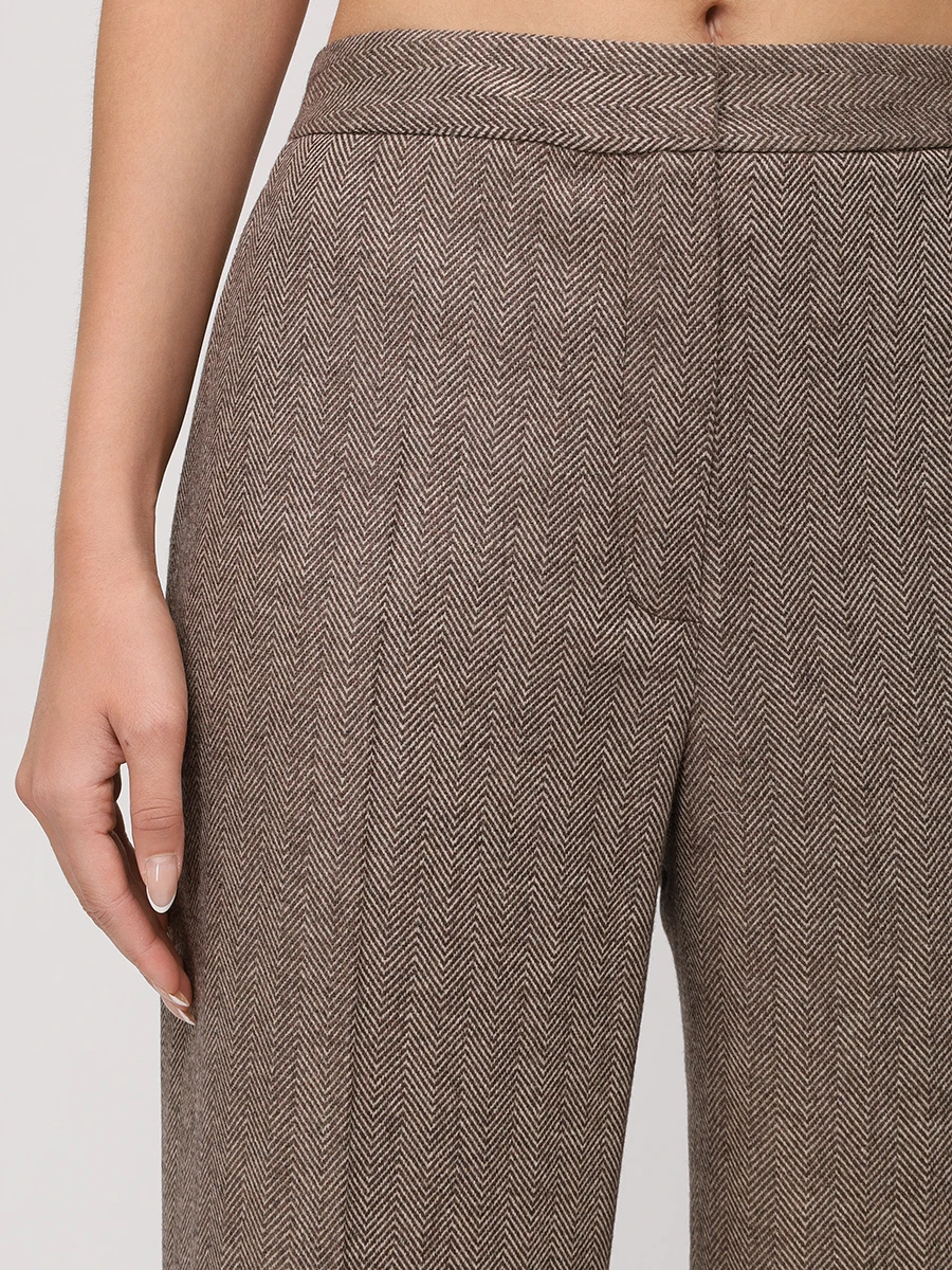 Брюки однотонные