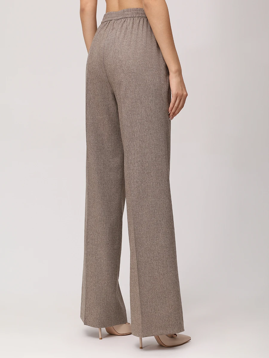 Брюки однотонные